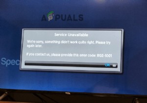 फिक्स:स्पेक्ट्रम ऐप का उपयोग करते समय त्रुटि कोड RGE-1001 