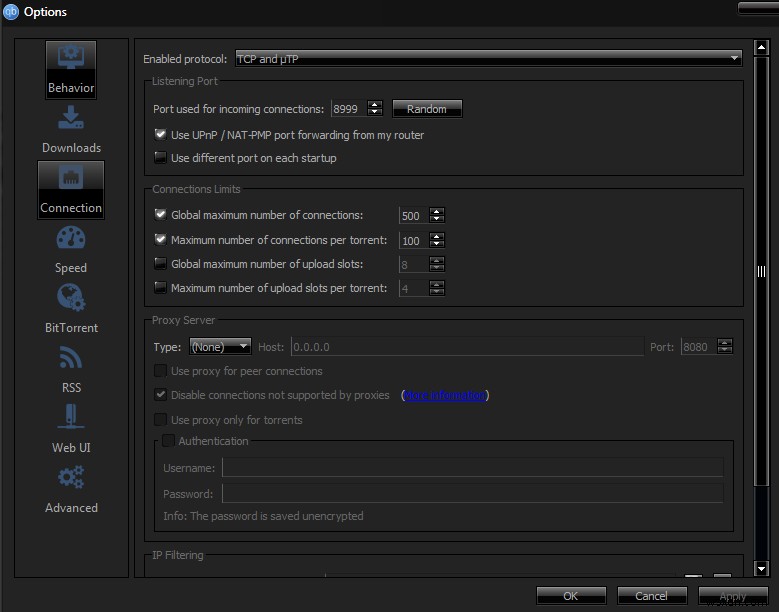 QBittorrent गति का अनुकूलन कैसे करें 