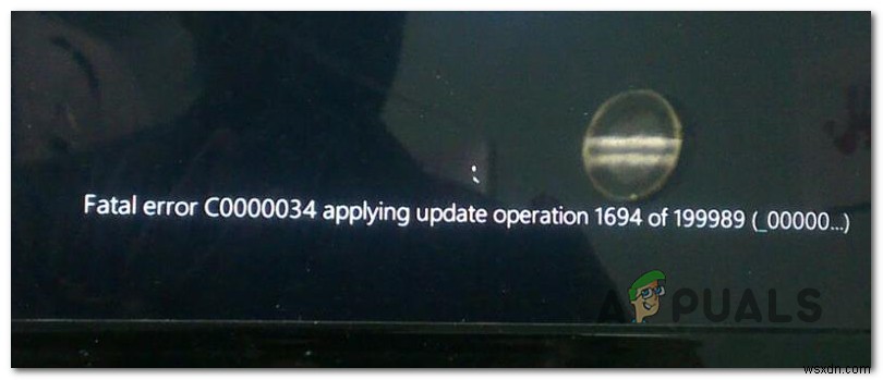 [फिक्स] Windows अद्यतन लागू करते समय गंभीर त्रुटि C0000034 