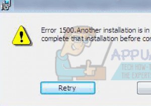 फिक्स:विंडोज 7, 8 और 10 पर एक और इंस्टॉलेशन प्रगति पर है 