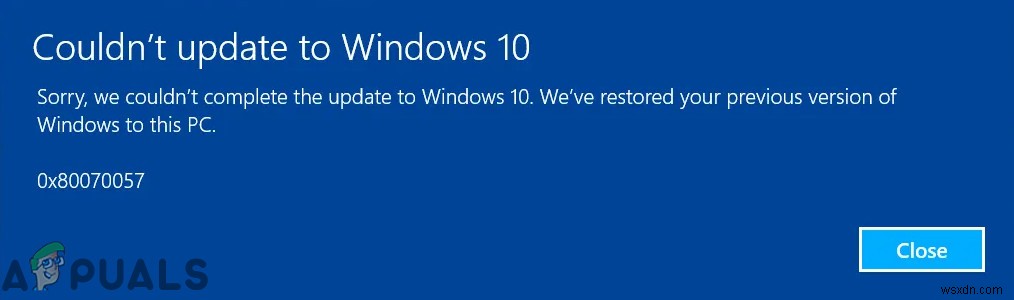 Windows अद्यतन त्रुटि 0x80070057 का समस्या निवारण (आसान सुधार) 