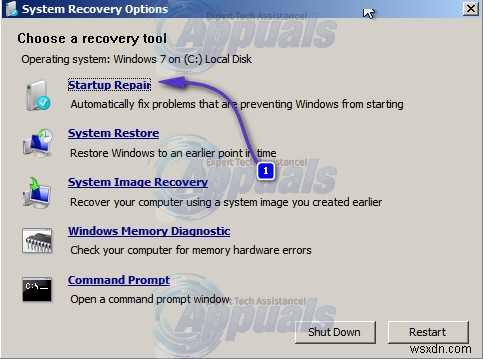 Windows 7 पर स्टार्टअप रिपेयर लूप को कैसे ठीक करें