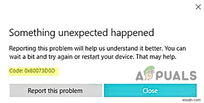 त्रुटि कोड को कैसे ठीक करें:0x80073D0D माइक्रोसॉफ्ट स्टोर? 