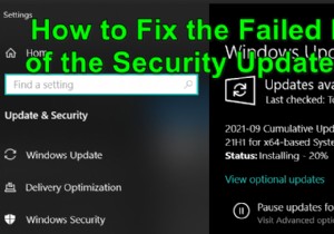 विंडोज 10 में  सुरक्षा अद्यतन KB5005565 की विफल स्थापना  को कैसे ठीक करें? 