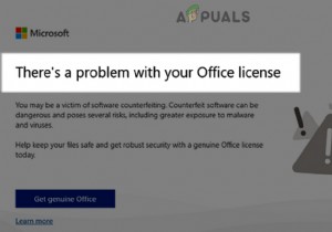  आपके कार्यालय लाइसेंस में कोई समस्या है  - ऐसा क्यों होता है और इसे ठीक करने के लिए? 