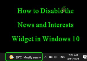 विंडोज 10 पर टास्कबार से मौसम और समाचार कैसे निकालें? 