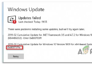 Windows 10 में Windows अद्यतन त्रुटि 0X8007371C का समस्या निवारण करें 