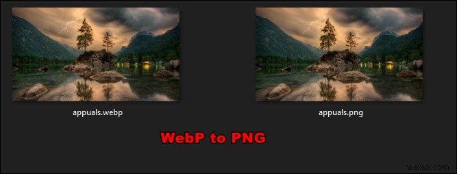विंडोज 10 में WEBP को PNG में कैसे सेव/कन्वर्ट करें? 