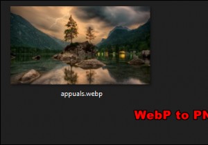 विंडोज 10 में WEBP को PNG में कैसे सेव/कन्वर्ट करें? 