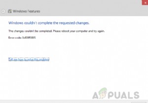 विंडोज 10 पर विंडोज उत्पाद कुंजी त्रुटि 0x800F0805 स्थापित करने को कैसे ठीक करें? 