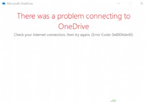 Windows 10 पर OneDrive साइन-इन त्रुटि कोड 0x8004de40 को कैसे ठीक करें? 