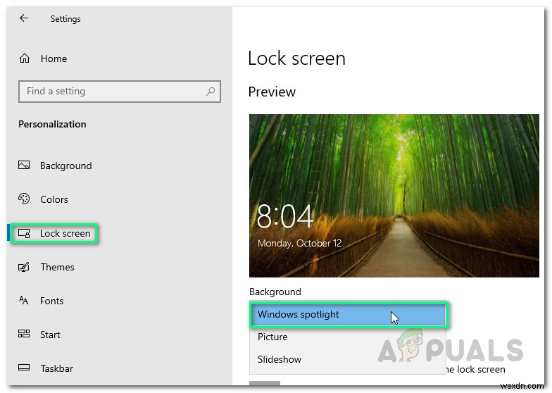 विंडोज स्पॉटलाइट लॉक स्क्रीन पिक्चर को कैसे ठीक करें विंडोज 10 पर नहीं बदलेगा? 