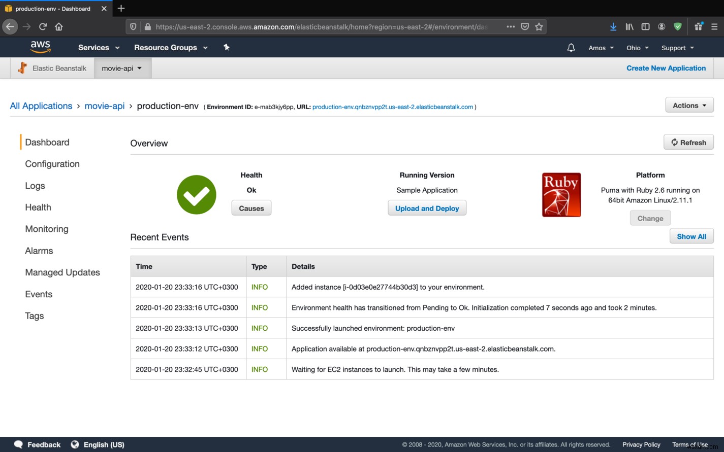 AWS ElasticBeanstalk और RDS के साथ अपने रेल 6 ऐप को क्यों और कैसे होस्ट करें? 