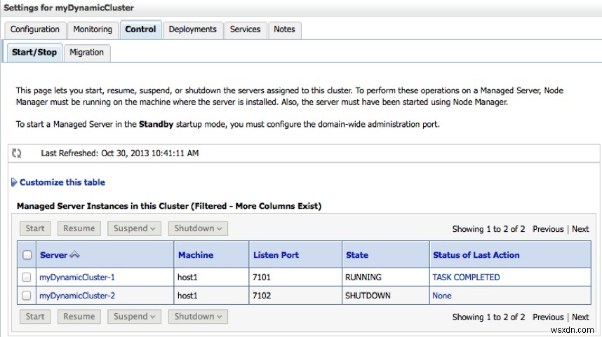 Oracle v12c वेबलॉजिक विशेषताएं और परिवर्तन 