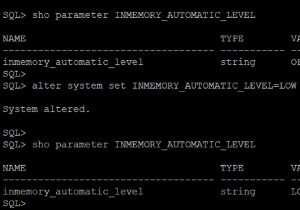 Oracle डाटाबेस v18c स्वचालित इन-मेमोरी 