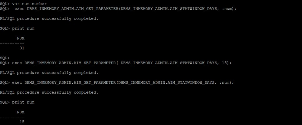 Oracle डाटाबेस v18c स्वचालित इन-मेमोरी 