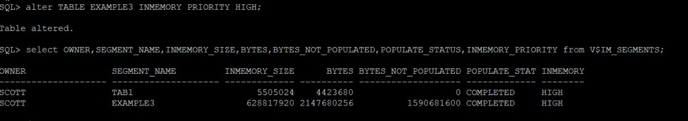 Oracle डाटाबेस v18c स्वचालित इन-मेमोरी 