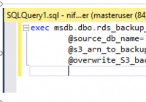 अपने AWS SQL मूल डेटाबेस का बैकअप लें, पुनर्स्थापित करें और उसकी निगरानी करें 