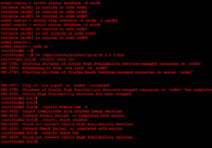 क्लस्टर और डेटाबेस बायनेरिज़ के लिए Oracle v18c ग्रिड इन्फ्रास्ट्रक्चर को फिर से जोड़ना 