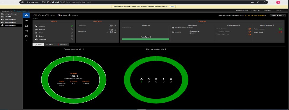 DataStax Enterprise OpsCenter सेट करें 