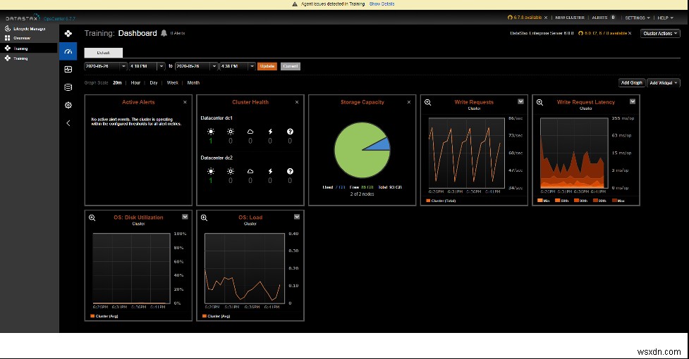 DataStax Enterprise OpsCenter सेट करें 