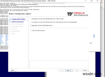 Oracle ग्रिड को 12c से 19c . में अपग्रेड करें 