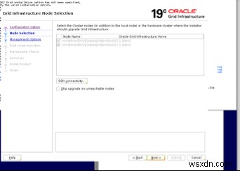 Oracle ग्रिड को 12c से 19c . में अपग्रेड करें 