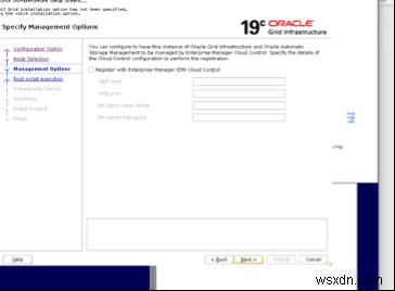 Oracle ग्रिड को 12c से 19c . में अपग्रेड करें 