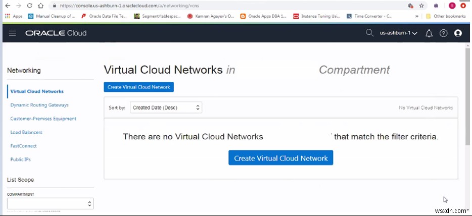 क्लाउड में Oracle डाटाबेस (DBaaS) बनाएं 