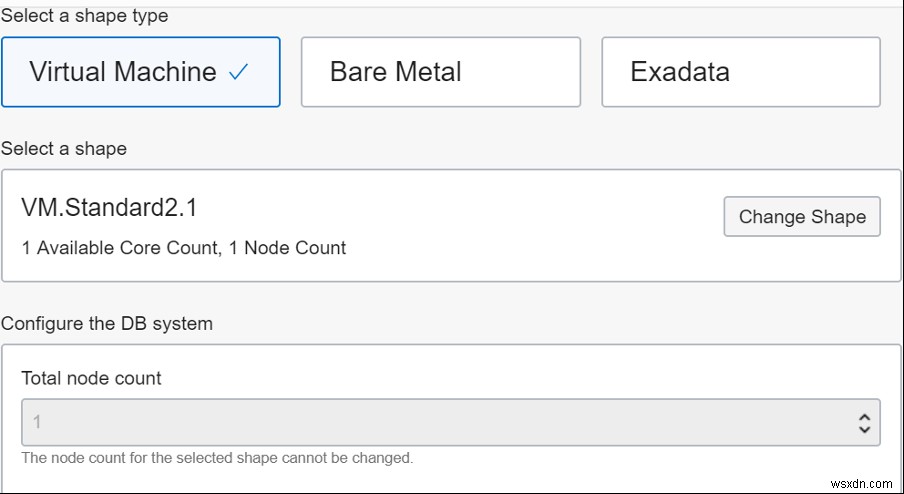 क्लाउड में Oracle डाटाबेस (DBaaS) बनाएं 