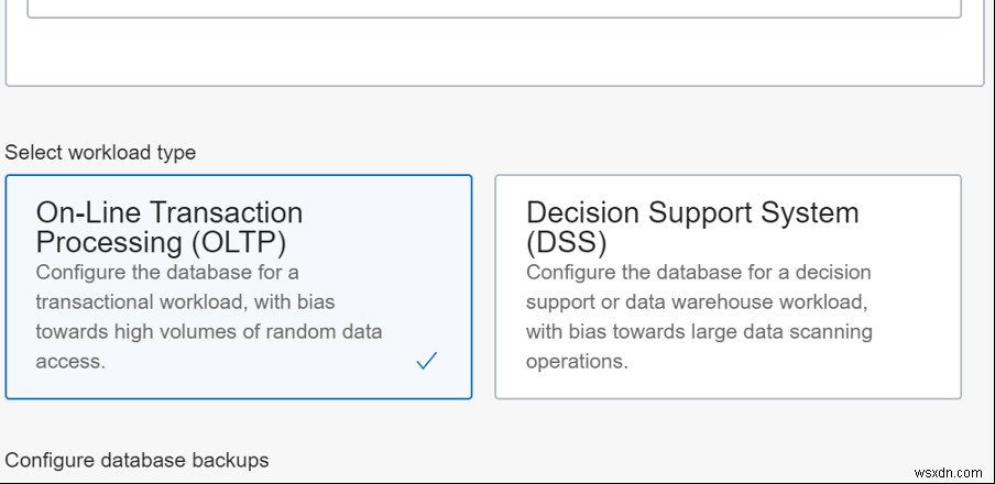 क्लाउड में Oracle डाटाबेस (DBaaS) बनाएं 