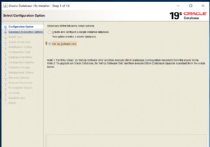 Windows के लिए Oracle 19c स्थापित करें—भाग एक 