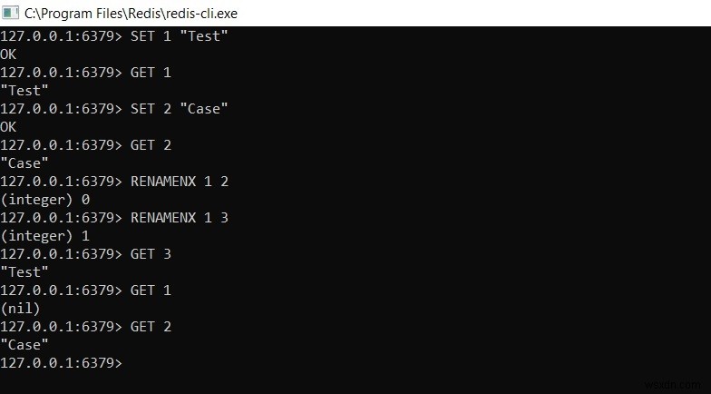 रेडिस डेटास्टोर में एक कुंजी का नाम कैसे बदलें - Redis RENAME | नाम बदलें 