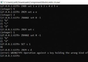 रेडिस ZREM - रेडिस में सॉर्ट किए गए सेट मान से किसी तत्व को कैसे हटाएं 