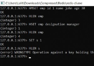 Redis HLEN - हैश मान में निहित फ़ील्ड की संख्या कैसे प्राप्त करें 