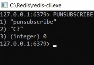 रेडिस पनसब्सक्राइब - रेडिस पब/उप में एकाधिक पैटर्न से सदस्यता समाप्त कैसे करें 