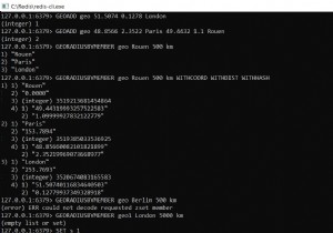 उदाहरण के साथ Redis GEORADIUSBYMEMBER कमांड - Redis Tutorial 