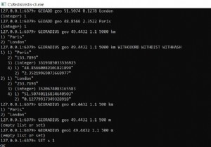 Redis GEORADIUS - किसी विशिष्ट क्षेत्र के अंदर आने वाले भू-मूल्य के तत्वों को कैसे प्राप्त करें 