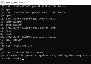 Redis GEOHASH - भू-स्थानिक मूल्य के कई सदस्यों की जियोहाश स्ट्रिंग कैसे प्राप्त करें 