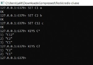 रेडिस कुंजी - रेडिस डेटास्टोर में संग्रहीत एक या अधिक कुंजी कैसे प्राप्त करें 