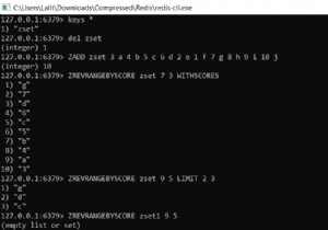 Redis ZREVRANGEBYSCORE - स्कोर रेंज द्वारा और विवरण क्रम में क्रमबद्ध सेट के तत्व कैसे प्राप्त करें 
