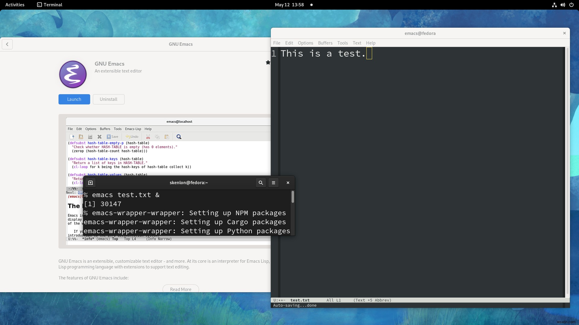 अपने Linux टर्मिनल से फ़्लैटपैक लॉन्च करें 