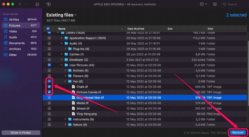 Mac पर पेज दस्तावेज़ कैसे पुनर्प्राप्त करें