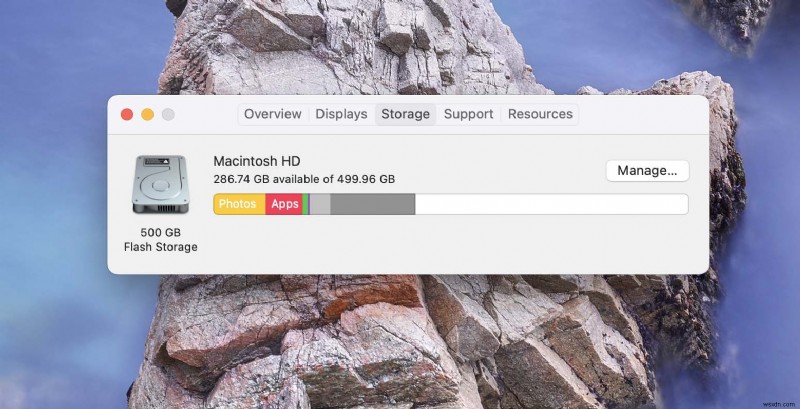 Mac पर डिस्क विफलता का पता लगाना