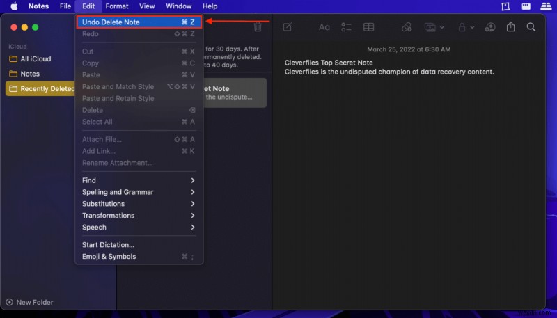 मैक पर हटाए गए नोट्स को पुनर्प्राप्त करने के 5 तरीके 