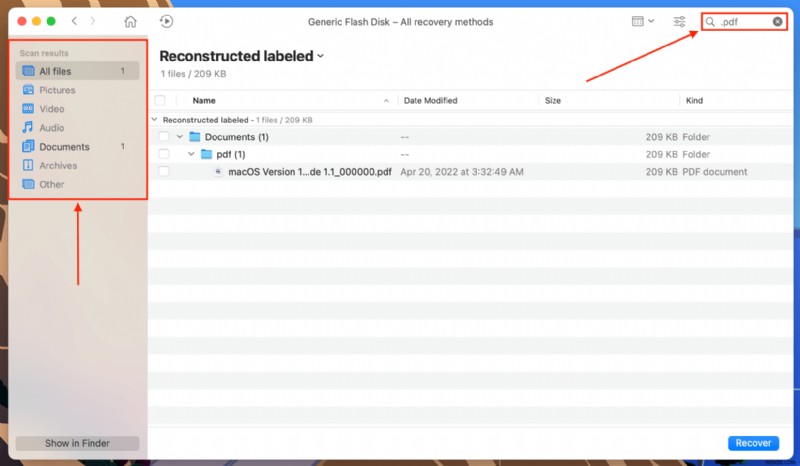 मैक पर हटाए गए, दूषित या सहेजे नहीं गए पीडीएफ फाइलों को कैसे पुनर्प्राप्त करें 