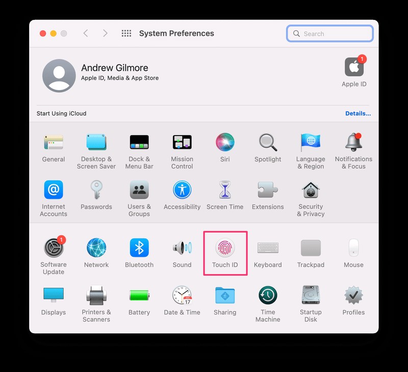 मैकबुक प्रो पर टच आईडी कैसे सक्षम करें