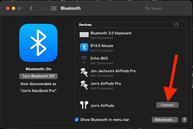 ब्लूटूथ हेडफोन को मैकबुक प्रो से कैसे कनेक्ट करें