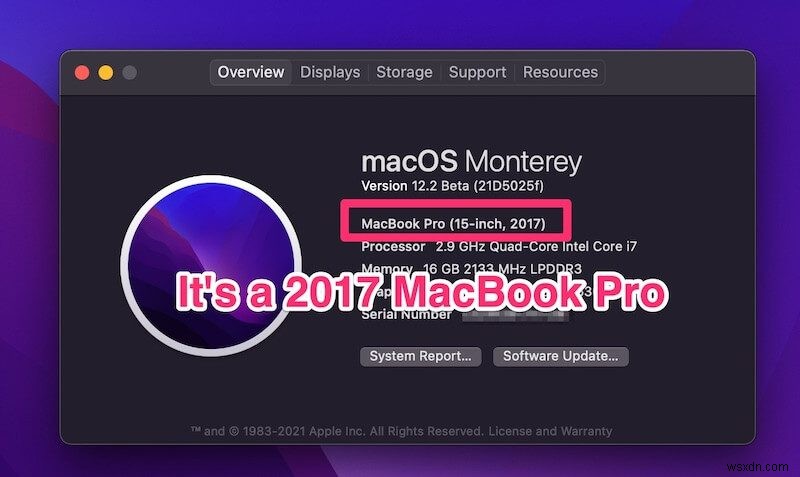 कैसे पता करें कि आपका मैकबुक प्रो किस वर्ष बना है