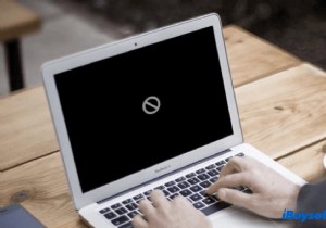 Mac बूट पर लाइन के साथ एक सर्कल दिखाता है, इसे कैसे ठीक करें